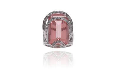 Anello con diamanti e pietra - Asta Preziosi Anello con diamanti e pietra - Asta Preziosi