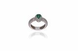 Anello con diamanti e smeraldo - Asta Preziosi Anello con diamanti e smeraldo - Asta Preziosi