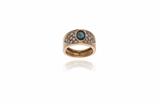 Anello con zaffiro e diamanti - Asta Preziosi Anello con zaffiro e diamanti - Asta Preziosi