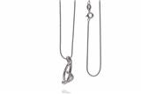 Collana con ciondolo con diamanti - Asta Preziosi Collana con ciondolo con diamanti - Asta Preziosi