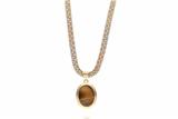 Collana con occhio di tigre - Asta Preziosi Collana con occhio di tigre - Asta Preziosi