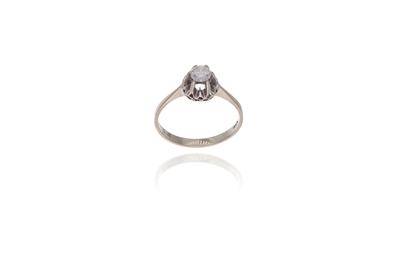 Anello con diamante - 