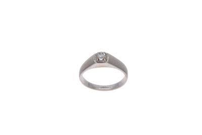 Anello con diamante - 