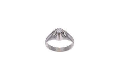 Anello con diamante - 