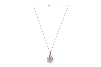 Collana e ciondolo con diamante - 