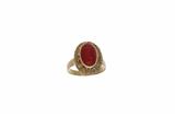 Anello con corallo - 