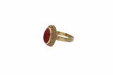 Anello con corallo - 