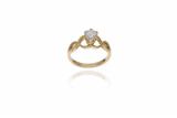 Anello con diamante - 