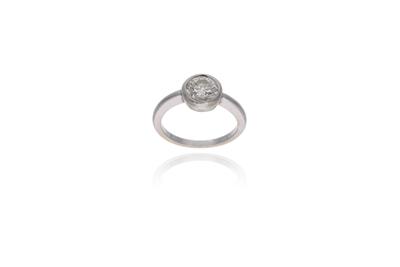 Anello con diamante - 