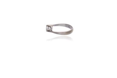 Anello con diamante - 