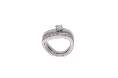 Anello con diamanti - 