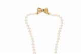 Collana di perle con diamanti - 