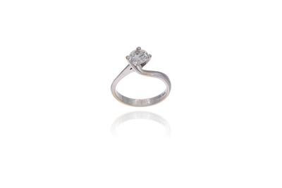 Anello con diamante - 