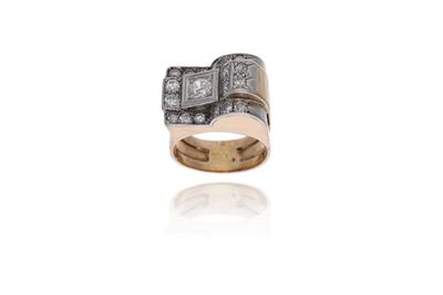 Anello con diamanti - 