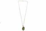 Collana e ciondolo con ametiste, peridoti - 