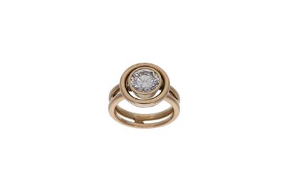 Anello con diamante - 