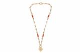 Collana con corallo - 