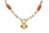 Collana con corallo - 