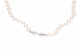 Collana di perle coltivate con diamanti - 