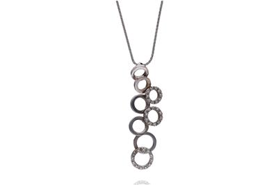 Collana con ciondolo con diamanti - 