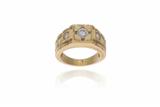 Anello con diamanti - 