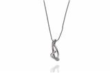 Collana con ciondolo con diamanti - 