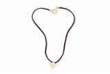 Collana con ciondolo, diamanti - 