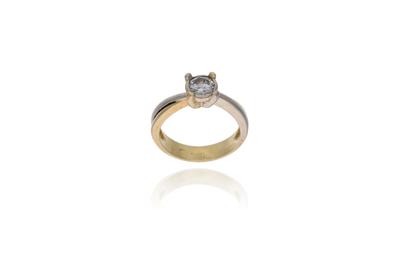 Anello con diamante - Asta Preziosi