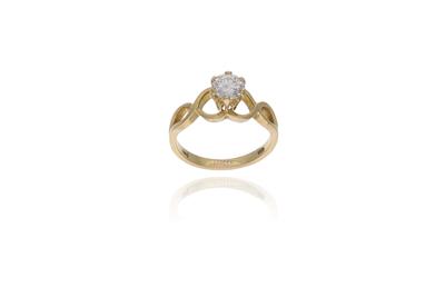 Anello con diamante - Asta Preziosi