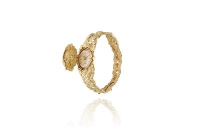 Bracciale con orologio in oro - Asta Preziosi