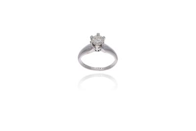 Anello con diamante - Asta Preziosi