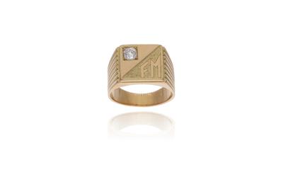 Anello con diamante - Asta Preziosi