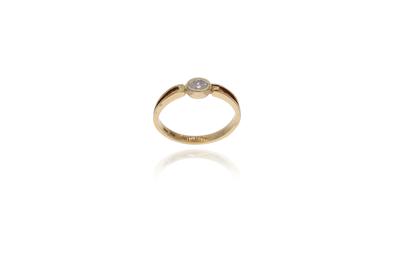 Anello con diamante - Asta Preziosi