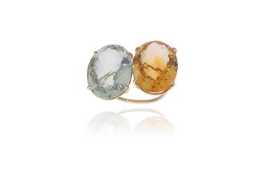 Anello con quarzi - Asta Preziosi