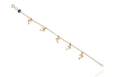 Bracciale con pietra e pendenti - Asta Preziosi