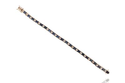 Bracciale con zaffiri e diamanti - Asta Preziosi