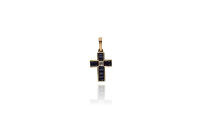 Ciondolo con zaffiri e diamante - Asta Preziosi