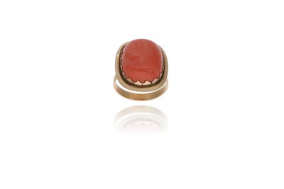 Anello con corallo - Asta Preziosi