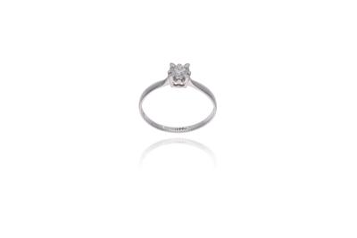 Anello con diamante - Asta Preziosi