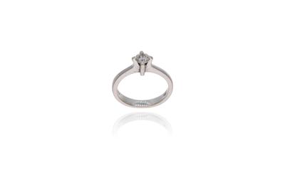 Anello con diamante - Asta Preziosi