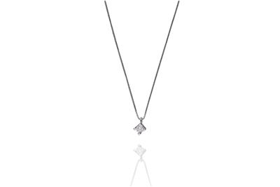 Collana con diamante - Asta Preziosi