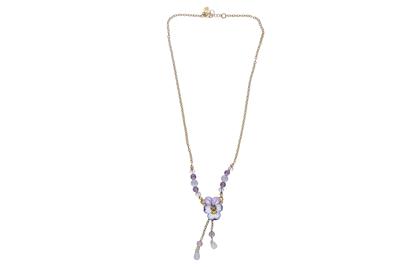 Rivalta Gioielli, collana con pietre - Asta Preziosi