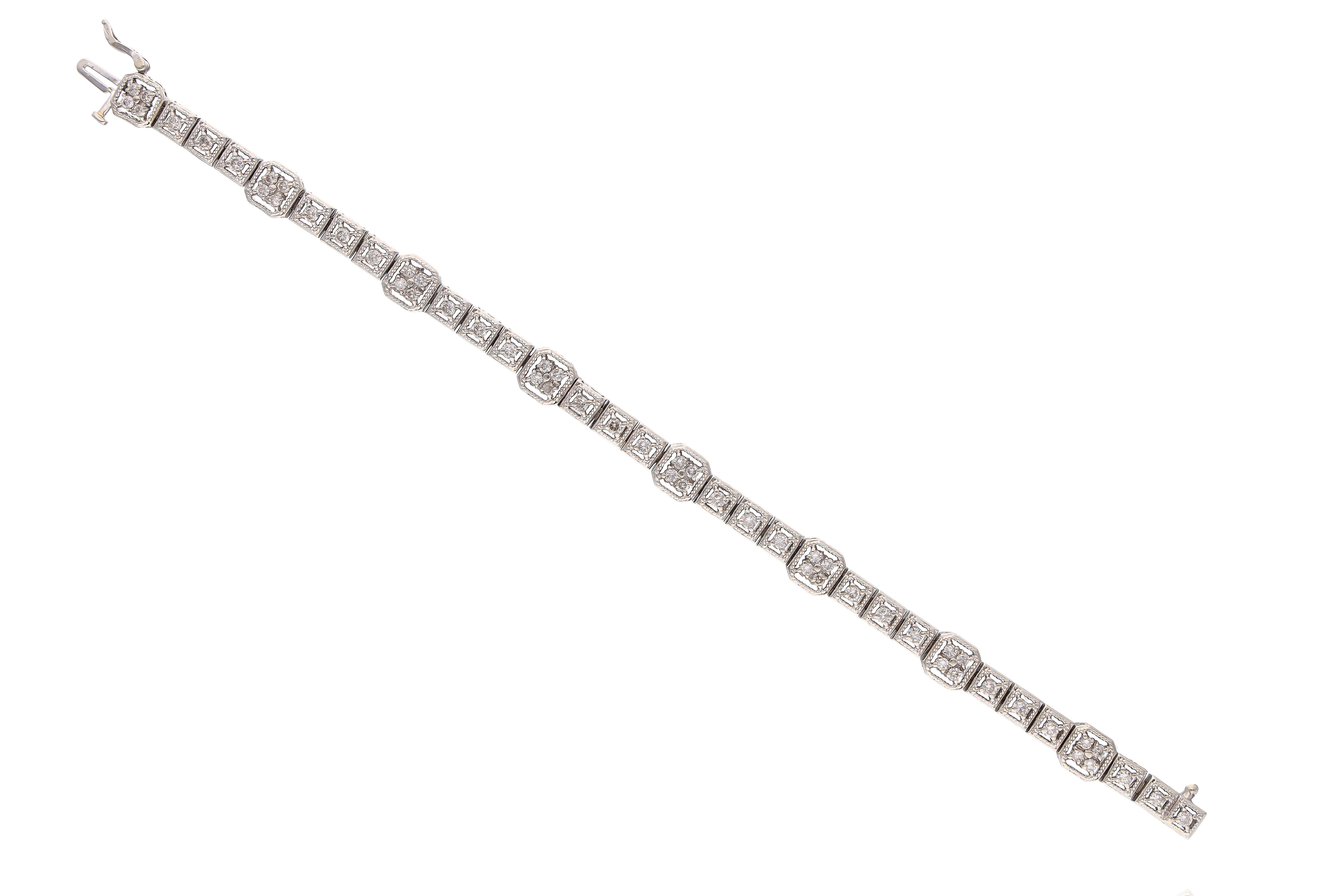 Bracciale con diamanti - Asta Preziosi