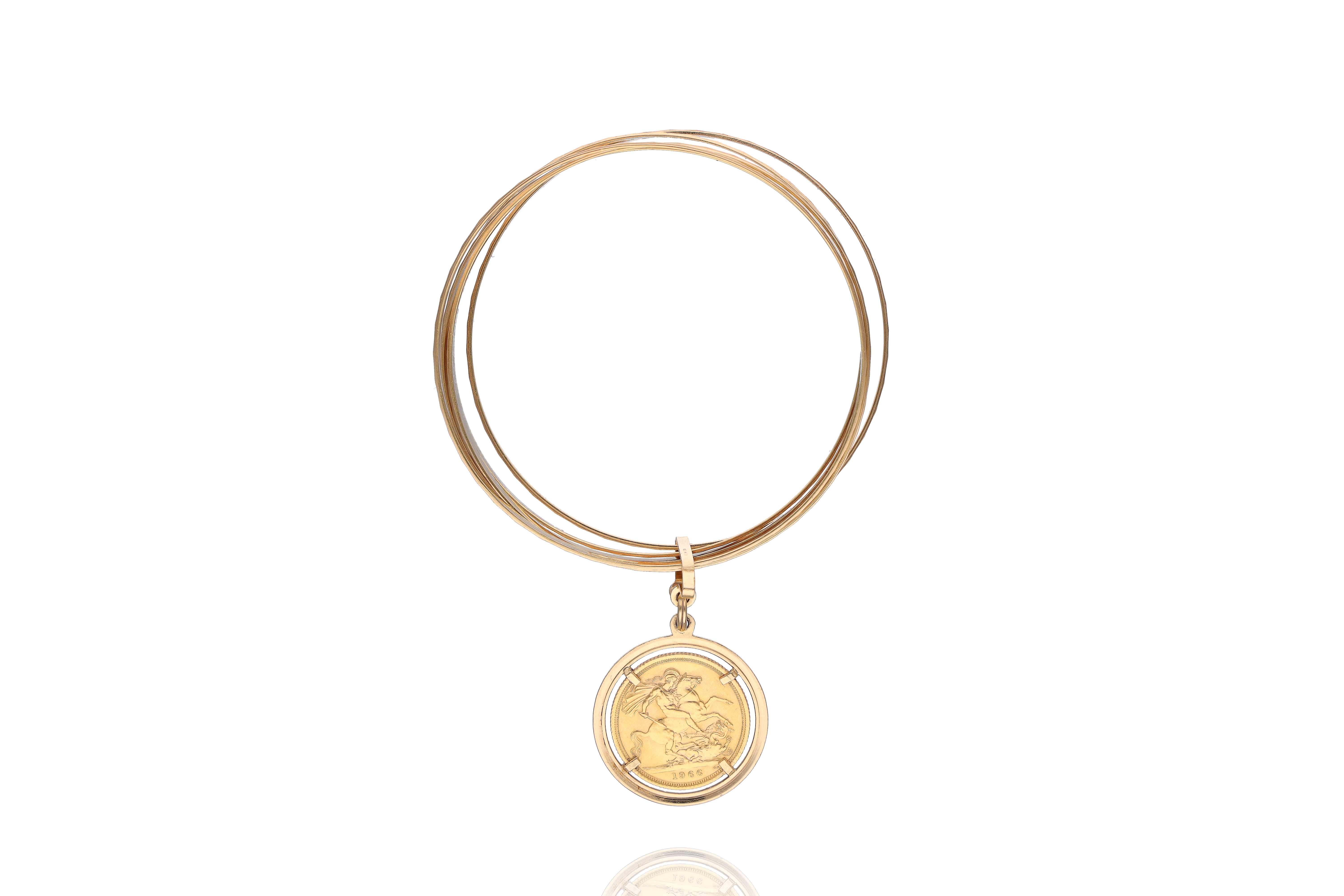 Bracciale con moneta in oro - Asta Preziosi