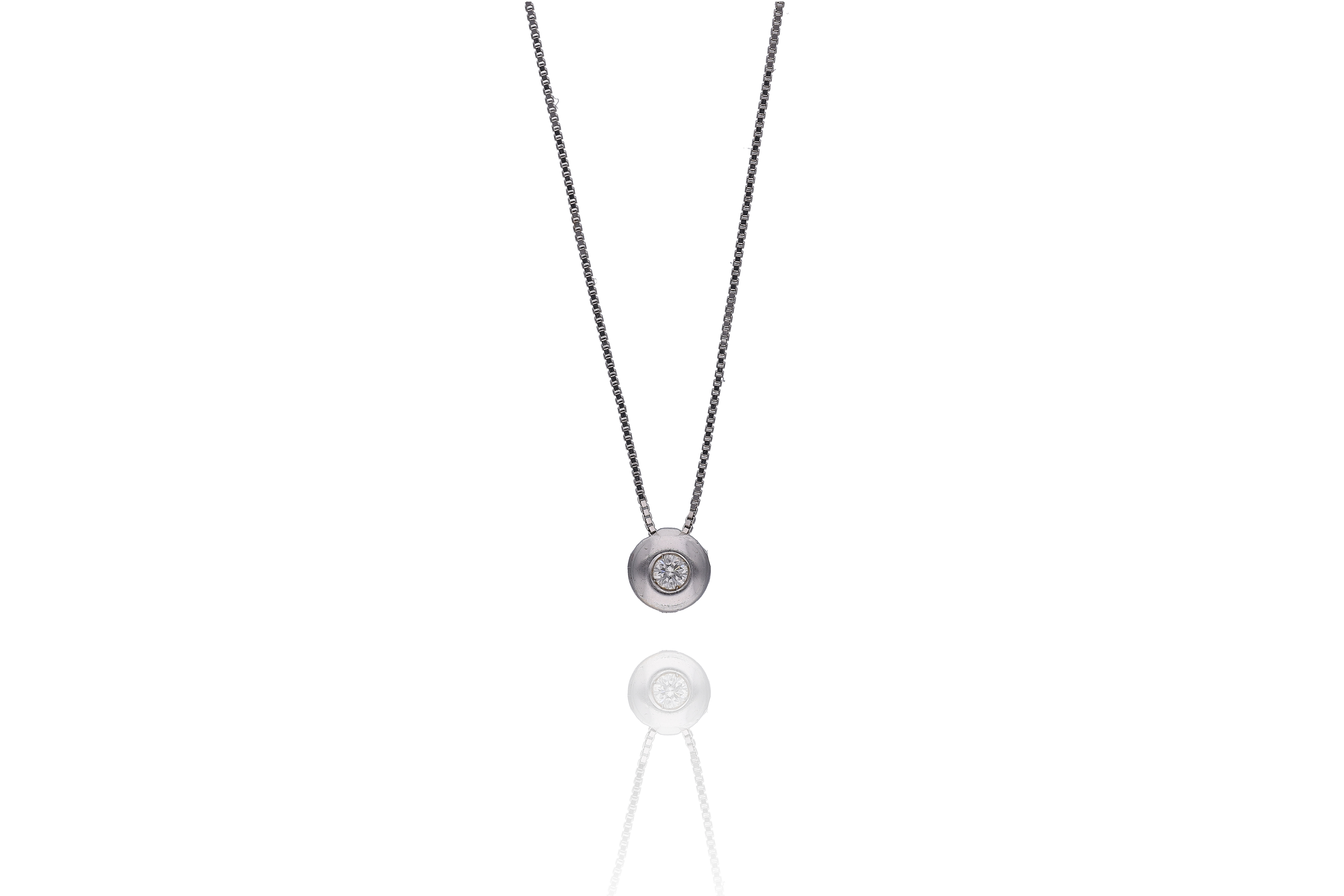 Collana con diamante - Asta Preziosi