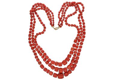 Collana di corallo - Asta Preziosi Collana di corallo - Asta Preziosi