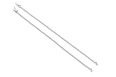 Due bracciali con diamanti - Asta Preziosi Due bracciali con diamanti - Asta Preziosi