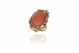 Anello con corallo - Asta Preziosi Anello con corallo - Asta Preziosi