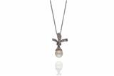 Collana e ciondolo con perla e diamanti - Asta Preziosi Collana e ciondolo con perla e diamanti - Asta Preziosi
