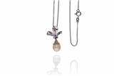 Collana e ciondolo con perla e diamanti - Asta Preziosi Collana e ciondolo con perla e diamanti - Asta Preziosi